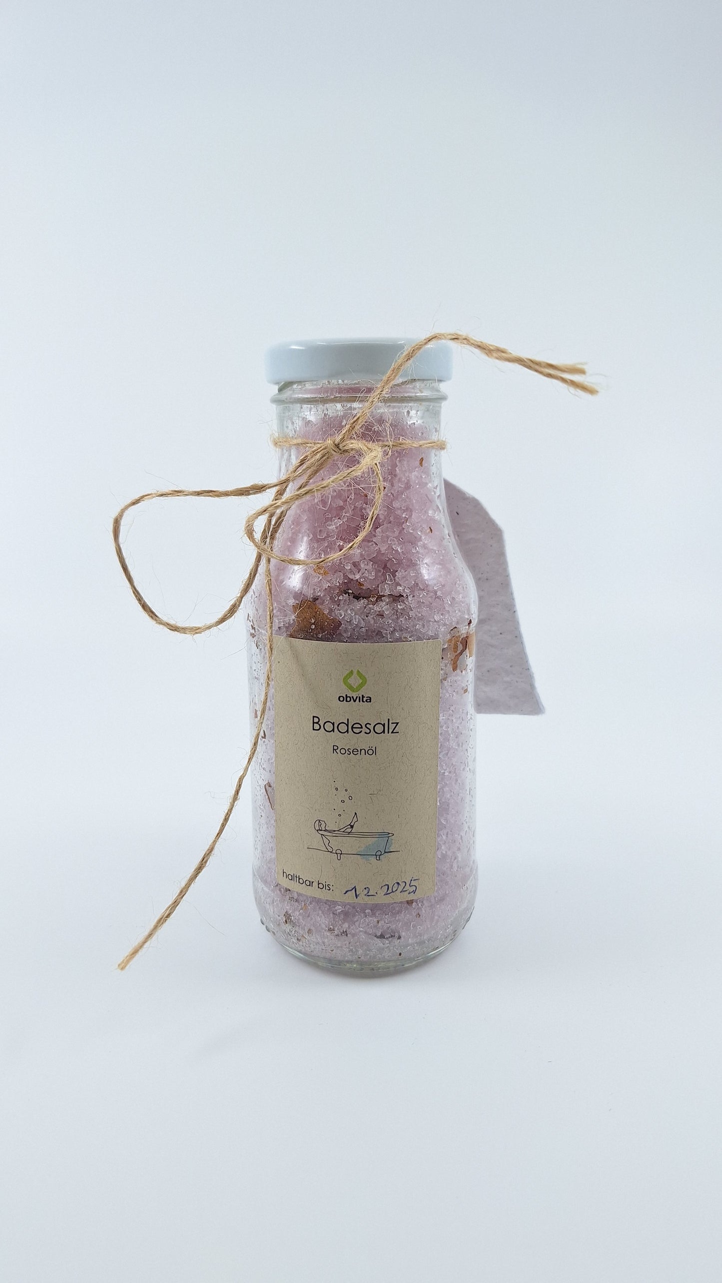 Badesalz mit Rosenöl
