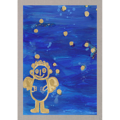 Engel blau