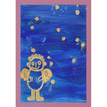 Engel blau
