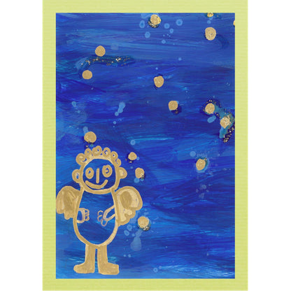 Engel blau
