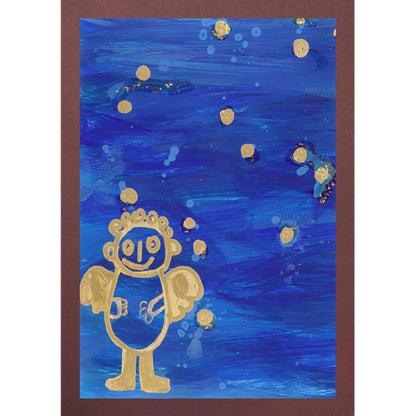 Engel blau