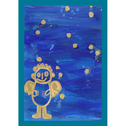Engel blau