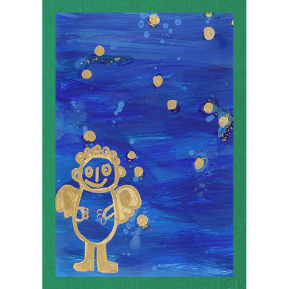 Engel blau